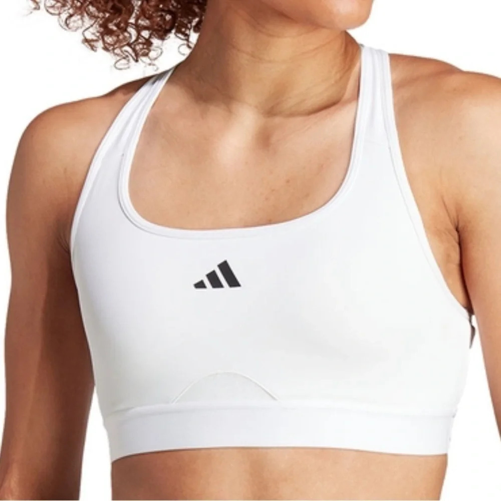 Adidas women’s sports bra Training Entrenamiento Color white Size 3X